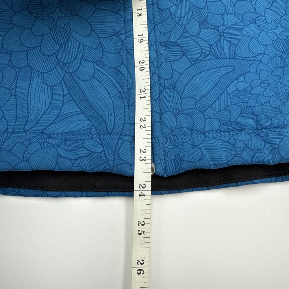 North Face Apex Bionic Softshell Jacket Blue Botanical Print Womens Sz Small - Picture 12 of 12